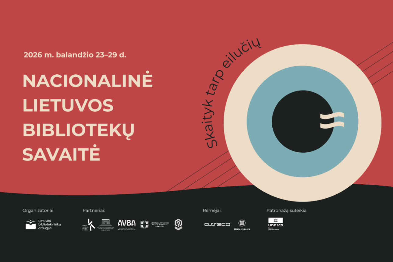 Kviečiame į Nacionalinei Lietuvos bibliotekų savaitei skirtus renginius!